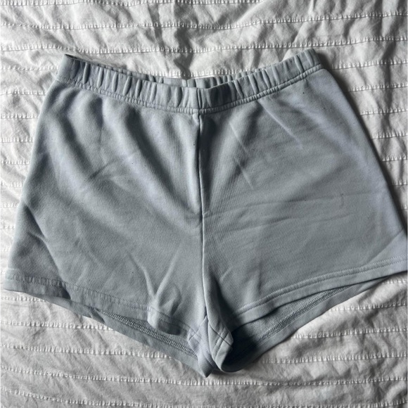 TNA AiryAF Fleece Shorts - Light Blue/Grey - Picture 2 of 4